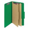 Smead Classification Folder, Green, PK10 19033